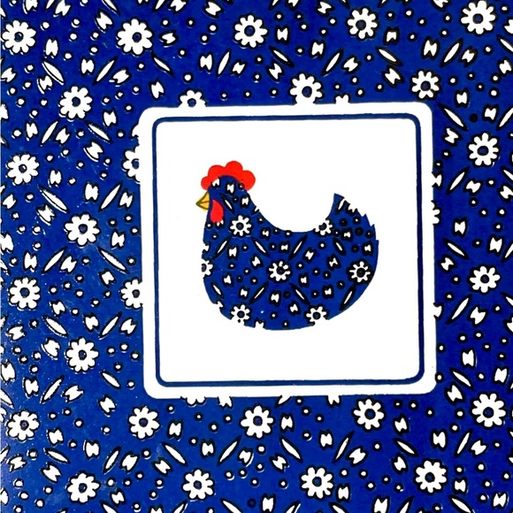 Vintage Cast Iron Trivet Ceramic Tile Hot Plate, Country Decor, Rooster/Chicken - Picture 6 of 6